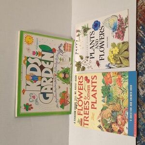 🐢Scholastic Misc. Authors Lot of 3 Non Fiction Garden Themed Paperback Books